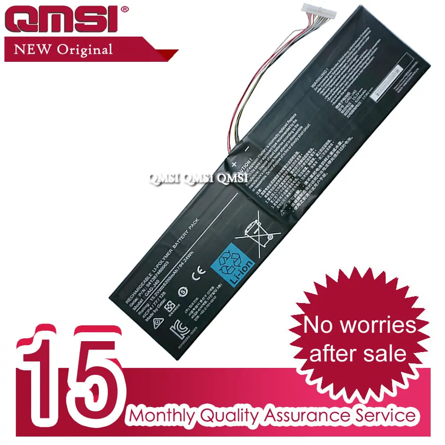 QMSI 15.2V 94.24Wh 6200mAh Original GAG-J40 battery Apply to Gigabyte Aero X7DTV7 14-K7 15-X9 14-W-CF2 laptop | Компьютеры и офис
