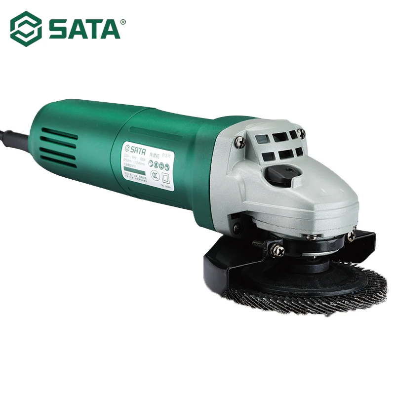 Angle Grinder SATA 8 шт многофункциональная угловая шлифовальная машина 220 В Бытовая 750 Вт машина для резки колес полировальная шлифовальная машина - Цвет: Angle Grinder