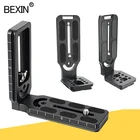 Универсальный L-образный кронштейн для камеры BEXIN, быстросъемная пластина, L-образный держатель адаптера с винтом 14 для камеры DSLR s
