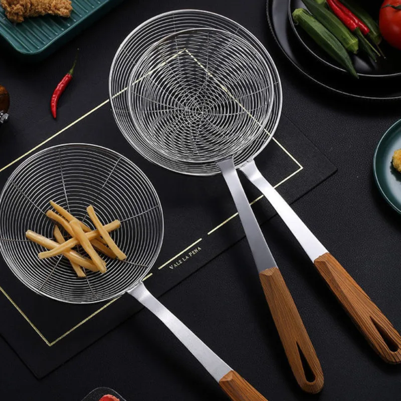 

Ложка-крючок из нержавеющей стали, кухонный инструмент с длинной ручкой