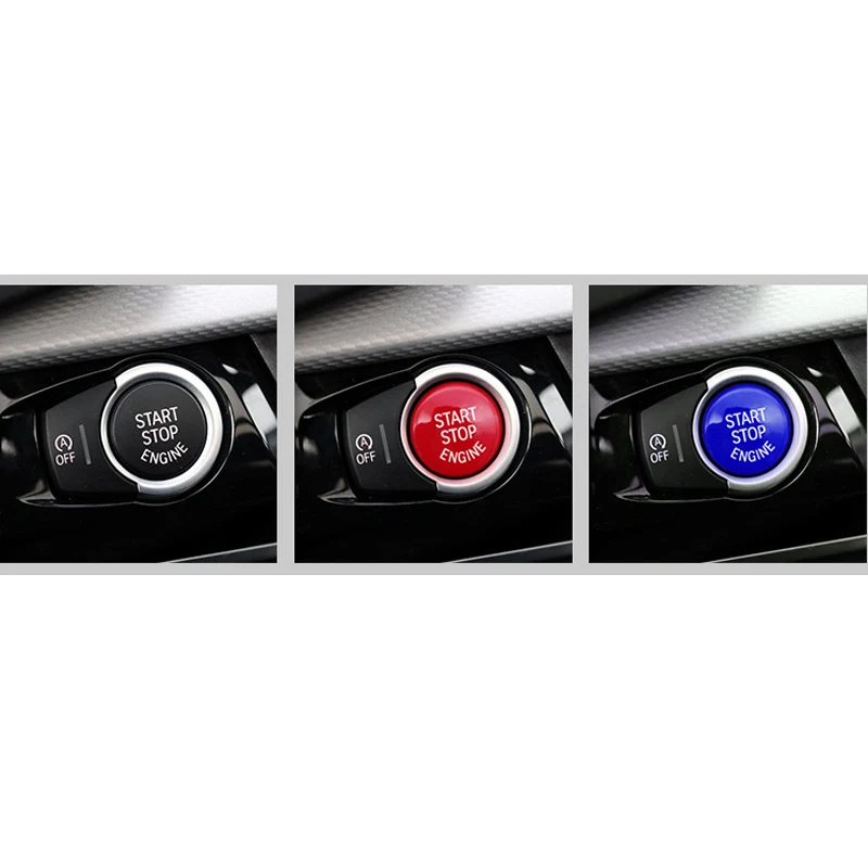 1 шт. кнопка переключения включения и остановки двигателя автомобиля сменная