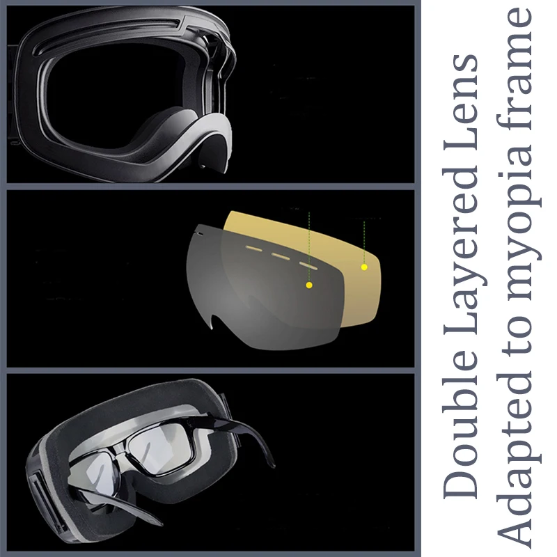 Новинка 2019 брендовые лыжные очки для мужчин и женщин сноуборда катания на лыжах