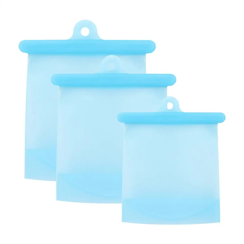 Силиконовый Пакет для хранения продуктов многоразовый пакет морозильной камеры