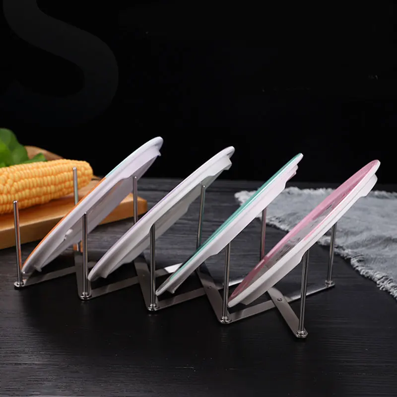 

Multi-purpose Rack Kitchen Utensil Rack Multifunctional Foldable Rack Pot Cover Rack Stainless Steel Plate Rack Tray Rack