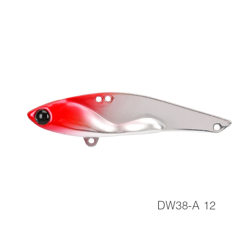 DW38-A-12 TSURINOYA для рыбалки заброса приманки, блесна металлическая DW38-A 70 мм 18 г на дальние расстояния бас наживка Тройной крюк искусственные приманки 13 Цветов - Цвет: DW38-A-12