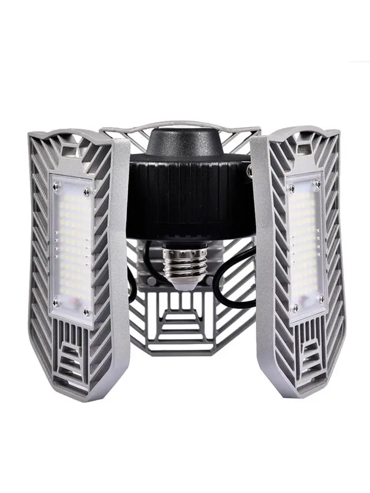 

LED Garage Lights 80W/8000LM 85-265V 216LED Deformable Ceiling Lights E26/E27 Led Bulbs Indoor Led Work Shop Lights