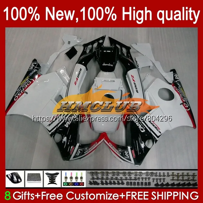 

Корпус + бак для HONDA CBR600FS CBR600F2 91 92 93 94 22No.17 CBR 600F2 600 F2 FS Белый Черный CBR600 F2 1991 1992 1993 1994 обтекатель