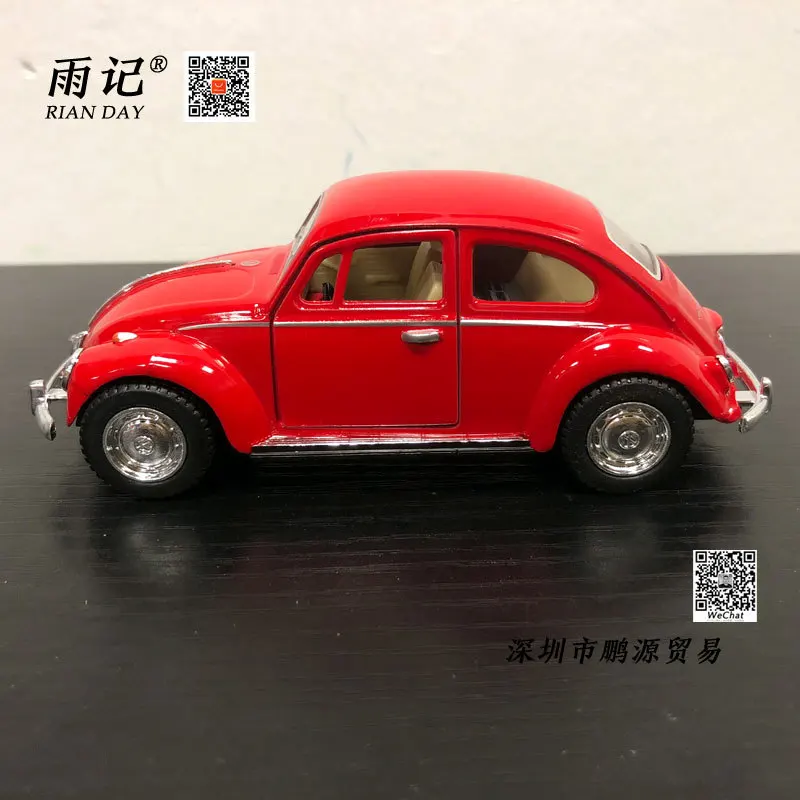 1/32 масштабная модель автомобиля игрушки 1967 Beetle Pull Back автомобиль игрушка для