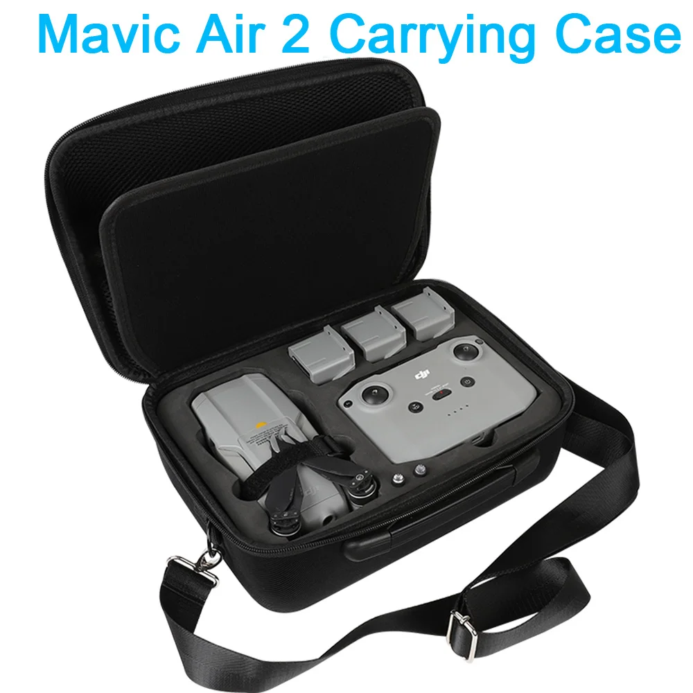 

Жесткий Чехол для DJI Mavic Air 2 Fly More Combo, аксессуары, наплечный ремень, сумка Air 2, корпус/контроллер/батареи/зарядное устройство/пропеллеры