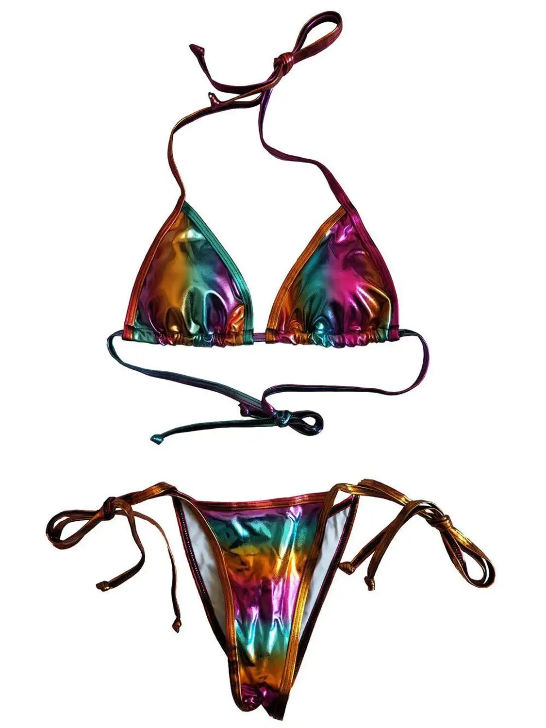 Резинка для волос бразильское маленькое бикини блестящее мягкая Съемная чашка