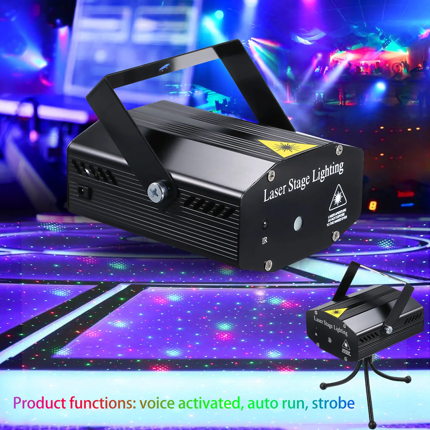 Новинка сценический светильник s DJ дискотека активация звуком стробоскоп