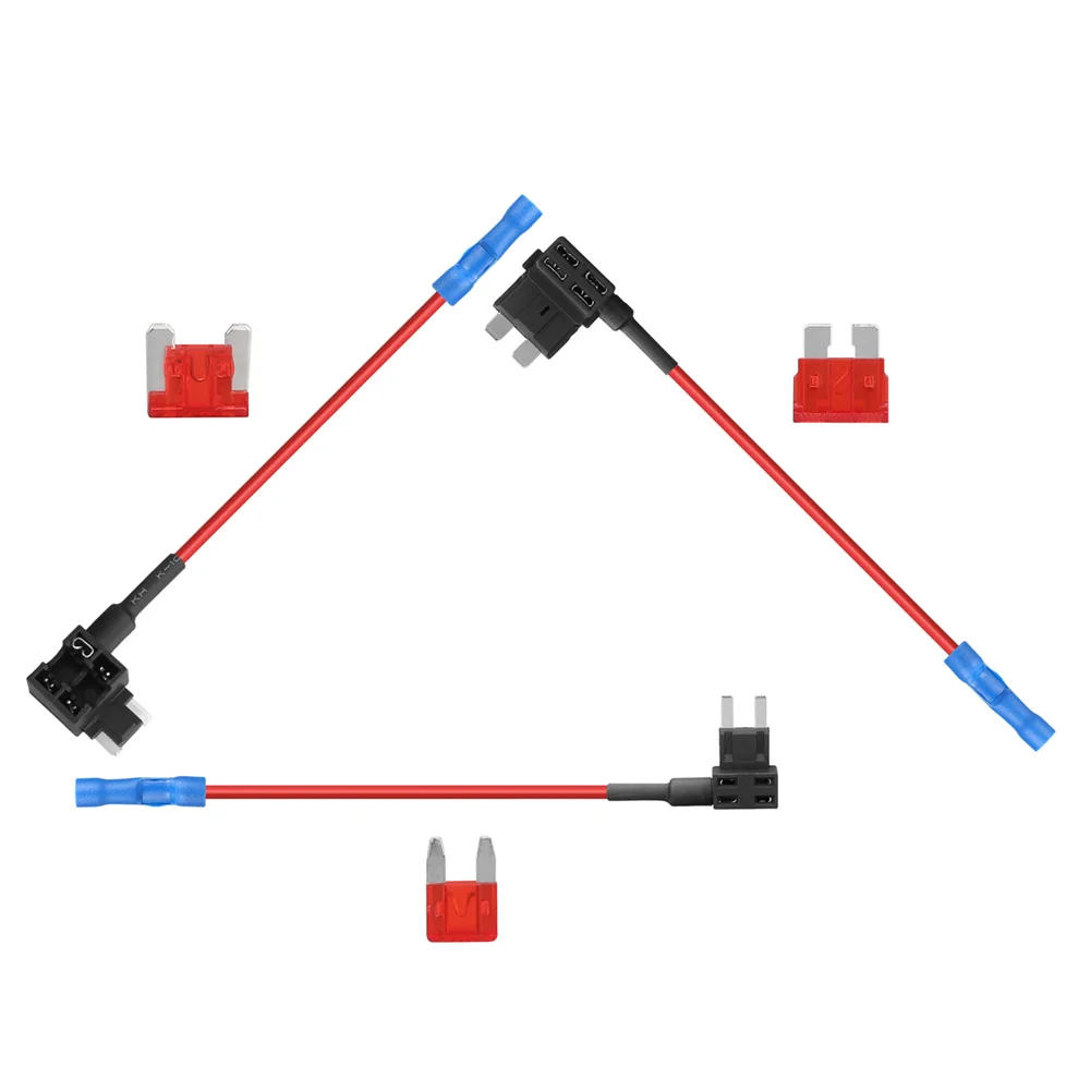 Автомобильный мини-держатель предохранителя 12 В малый и средний размер адаптер