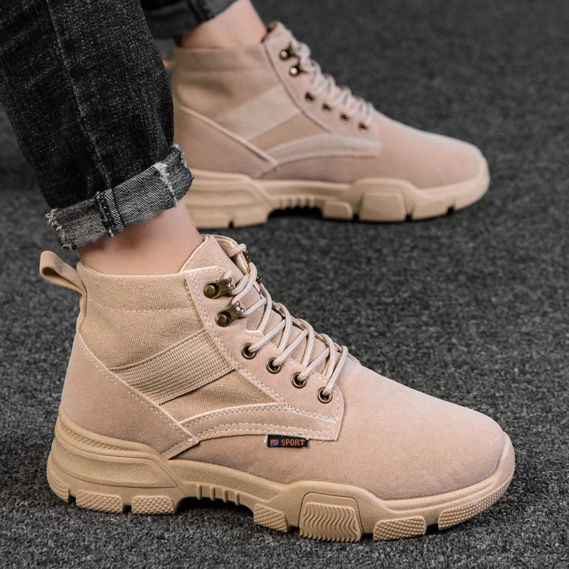

Zapatos Casuales Western Boots Men Casual Shoes Leather Sneakers Fashion Leisure Men's Winter Dress Man Spring