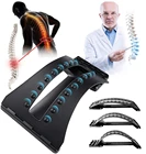 Массажер для спины, устройство для растяжки позвоночника, для облегчения боли в пояснице, оборудование для фитнеса и массажа