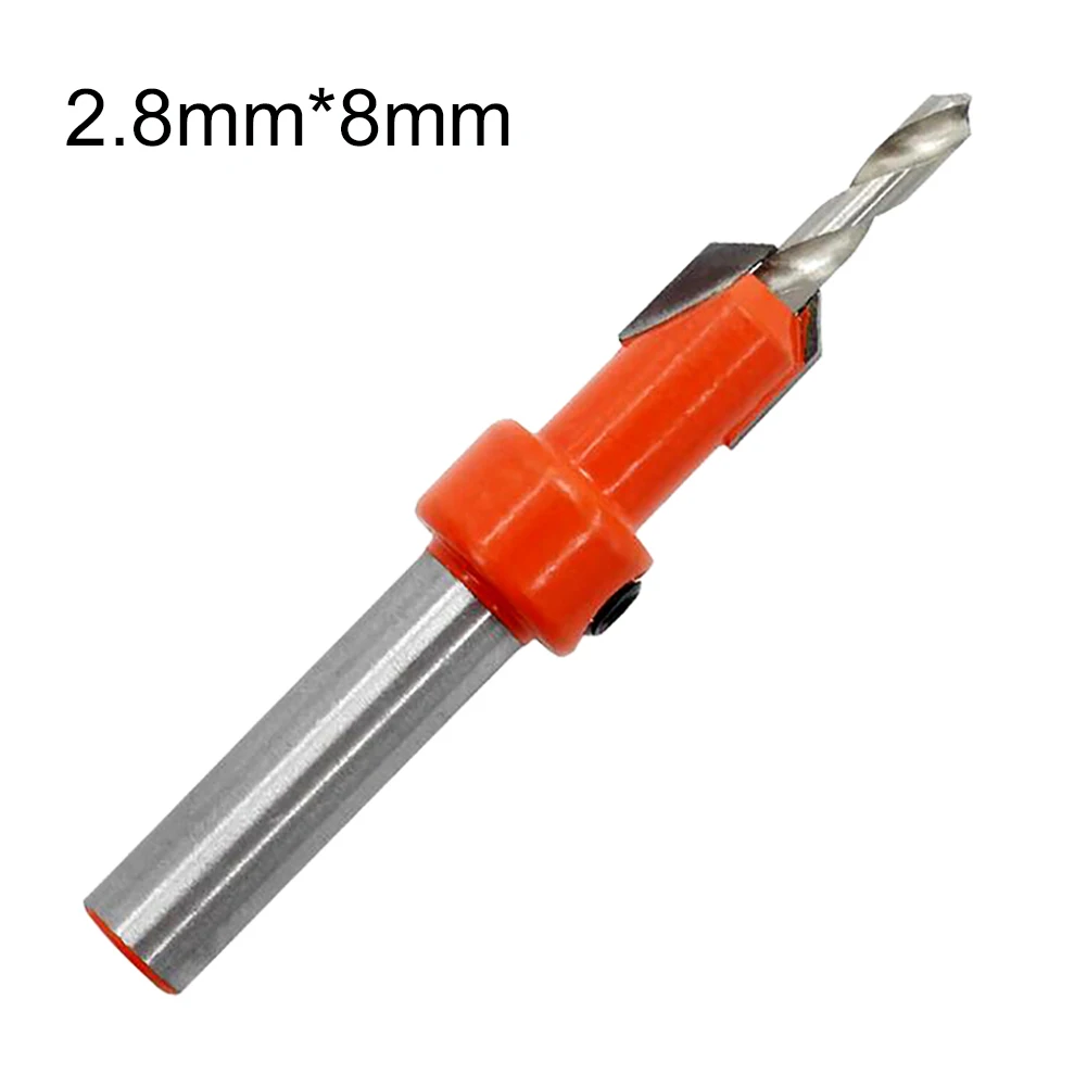 

Wood Countersink Drill Woodworking Drill Bit Set Drilling Pilot Holes Chamfering Countersinking Round Shank Timber Punching