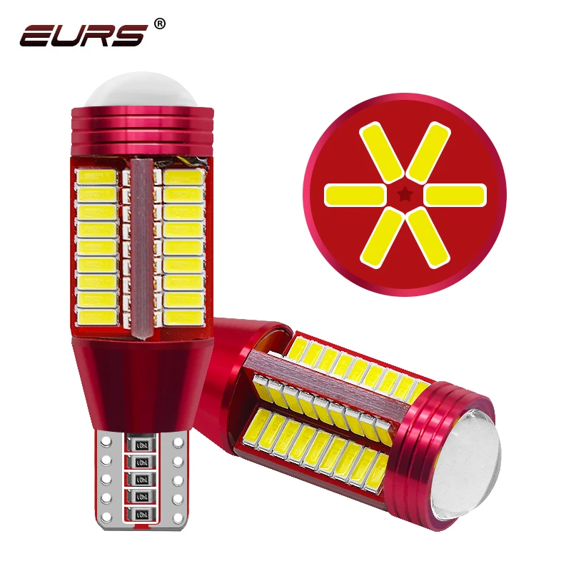 EURS 2шт Высокая мощность T10 501 194 W10W 4014 светодиодный 78SMD автомобиль Canbus безошибочный