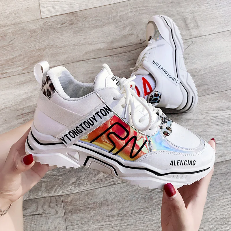 2020 Новая модная обувь с подошвой из вулканизированной резины женская