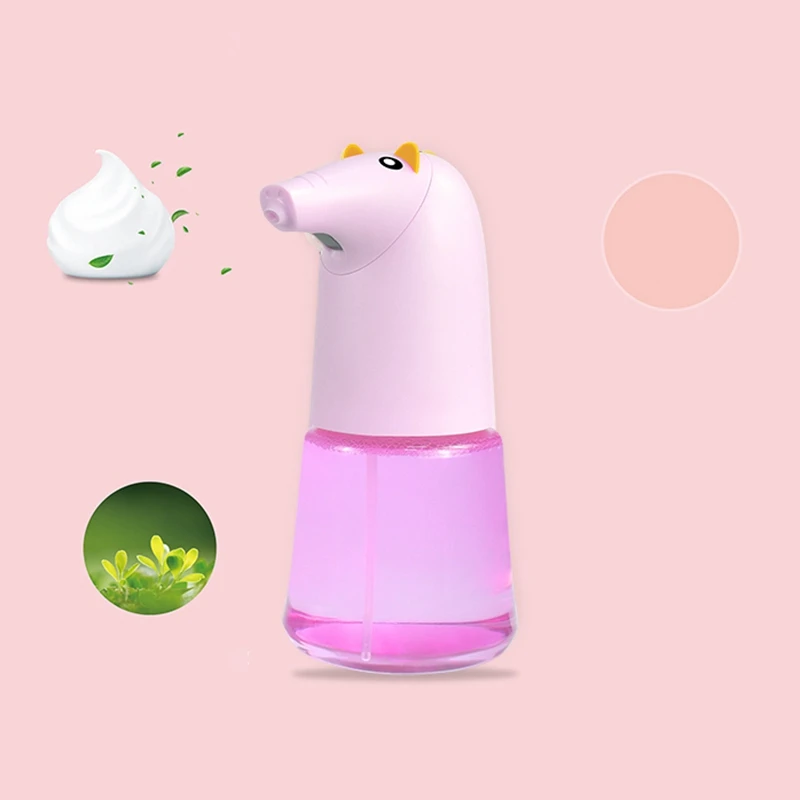 

Automatic Foaming Soap Dispenser Charging Intelligent Sensor Infrared Hand Washing Dispenser Bathroom Supplies for Kids