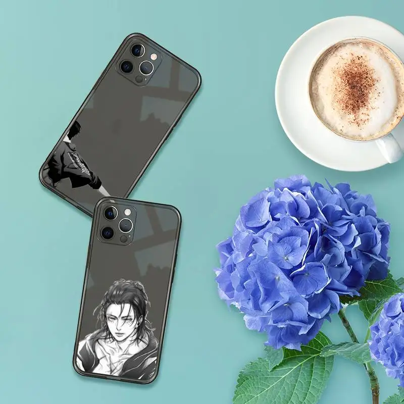 

Attack on Titan Phone Case For iPhone 12 11 8 7 se 2020 pro X XS XR MAX Plus Black Transparent Cover