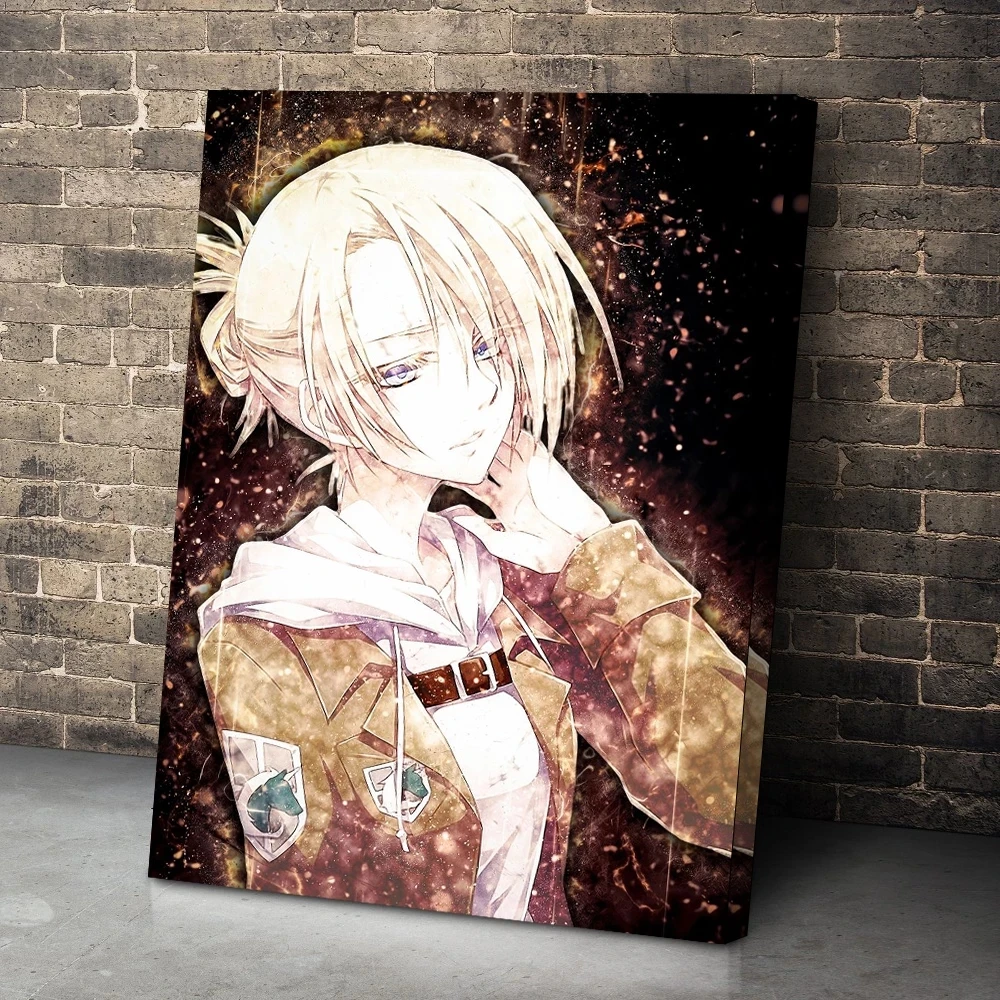 

Japan Attack On Titan Girl Anime Poster Prints Pictures Modular Voor Woonkamer Canvas Painting Wall Art Modern Style Home Decor
