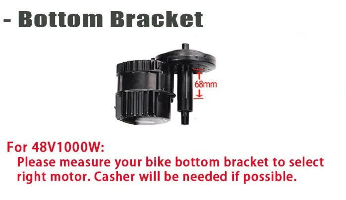 Bafang мотор 48В 500/750/1000w BBS02 BBSHD Электрический велосипед Conversion Kit с Батарея в, 36 В, 48 В, 13/17. 5ah, фара для электровелосипеда в двигателя комплект BBS01