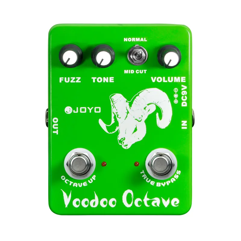 JOYO JF-12 Voodoo Octaver Pedal Effect Guitar Fuzz Mini Pedal Bass Electric True Bypass Guitar Parts Accessories Synthesizer