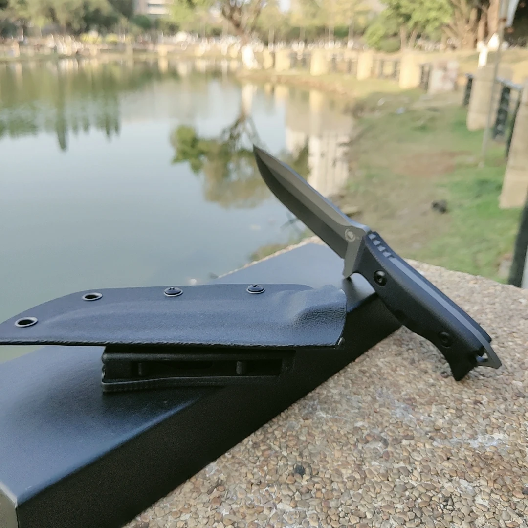 Нож для выживания на природе D2 стальной высокопрочный маленький прямой нож