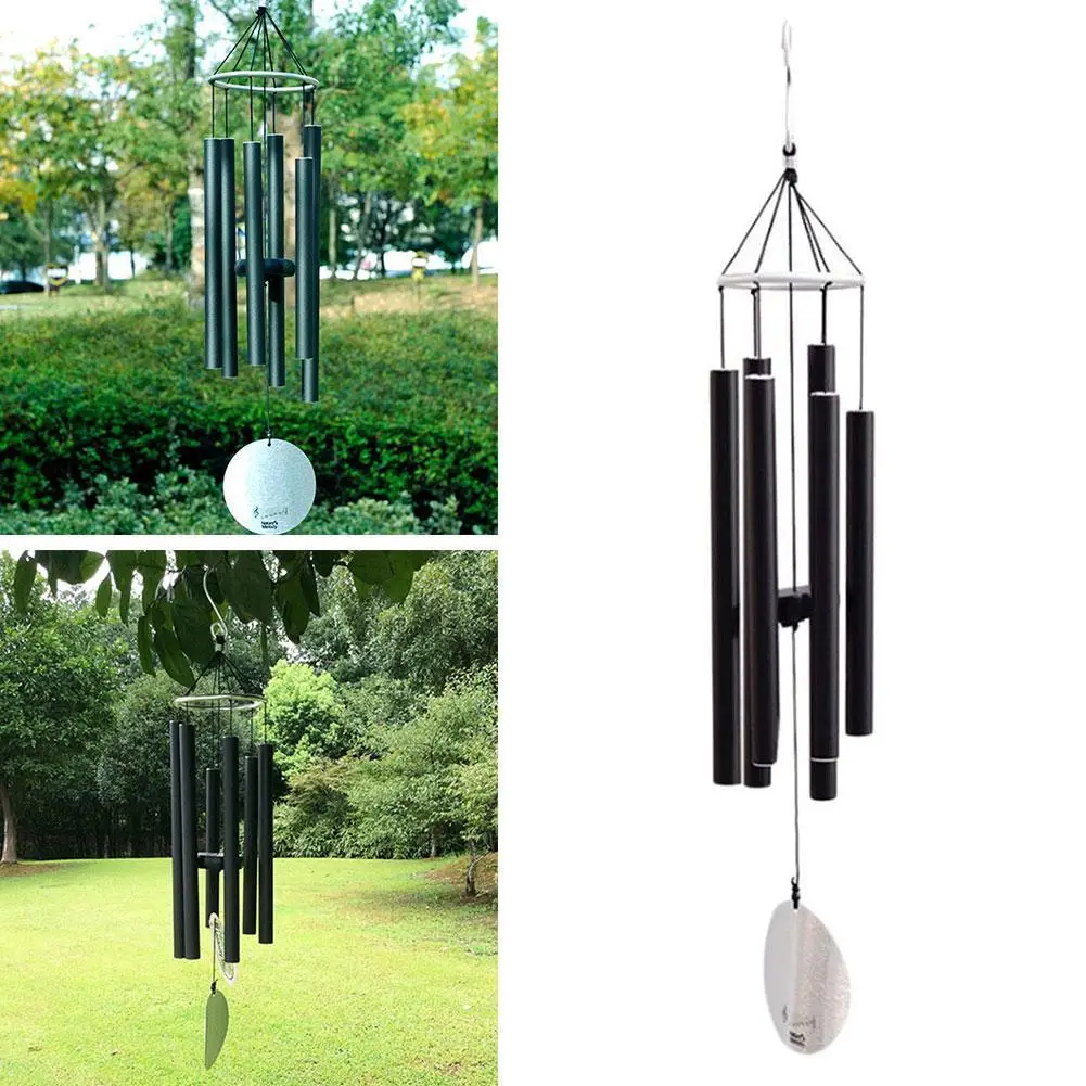 

Outdoor Living Wind Chimes Yard Antique Amazing Garden 6 Tubes Bells Copper Chapel Bells Wall Hanging Carillon Drop Shipping