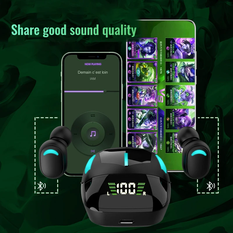 TWS-стереонаушники G7S с поддержкой Bluetooth 5 1 Hi-Fi-звуком и низкой задержкой |
