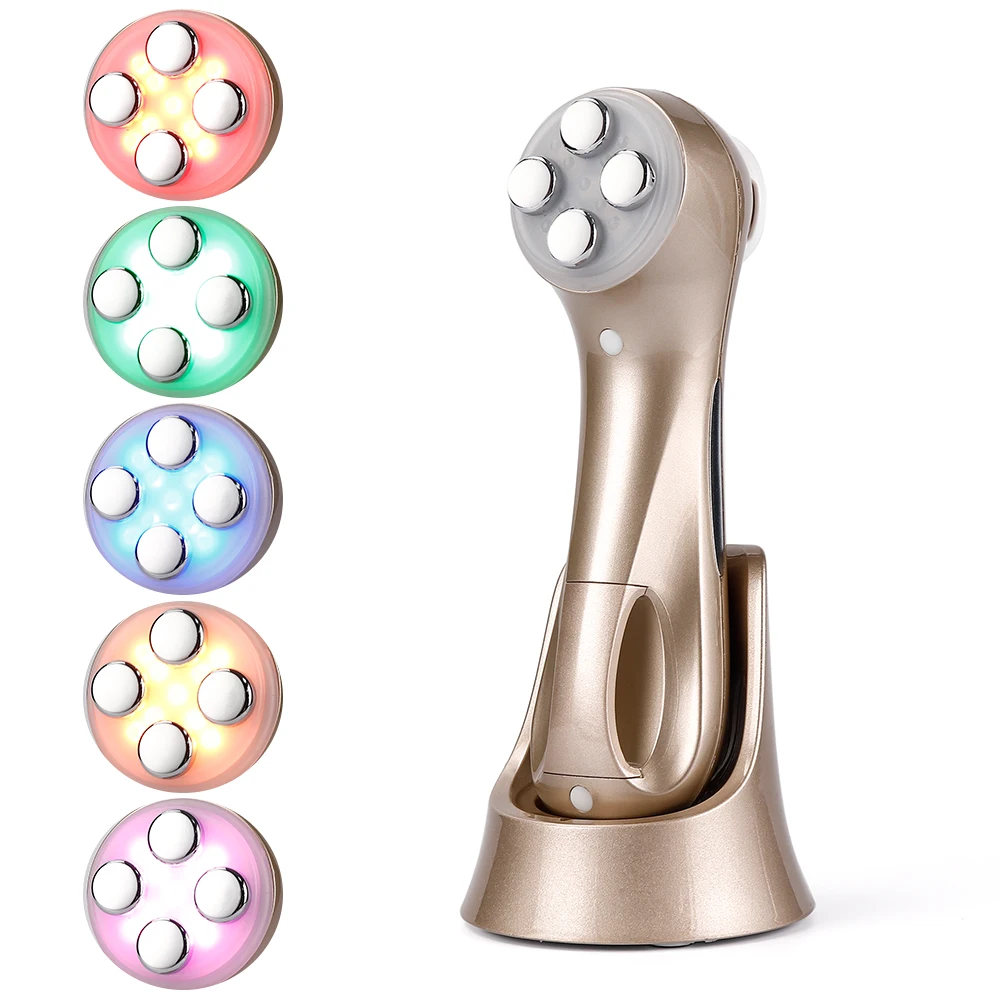 Мезотерапия ЭМС для кожи лица Электропорация RF радиочастота светодиодный фотон