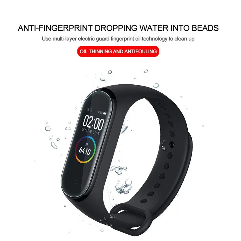 Защитная пленка для Xiaomi Mi Band 4 защитная экрана mi watch (не стекло)|Защитные стёкла и