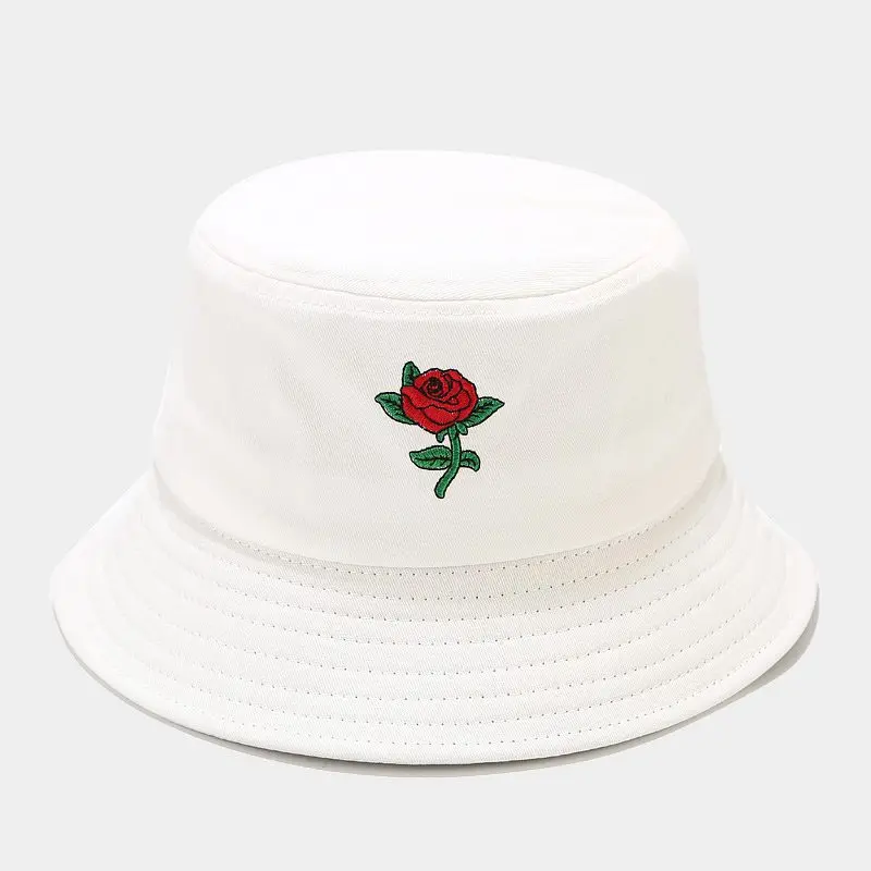 

2021 Bucket Hat for Women ins Korean Version Floral Print Fisherman Hat Summer Hip Hop Sunscreen Outdoor Casual Cotton Cap