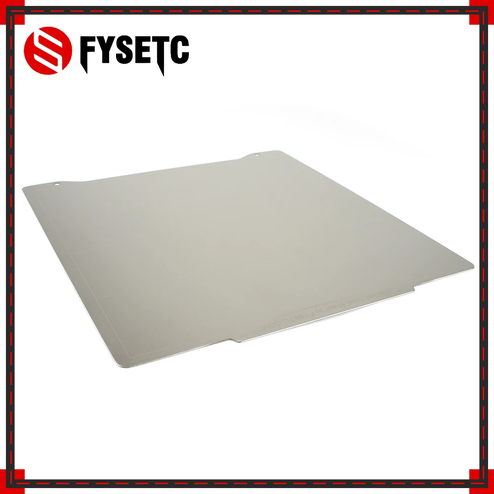 fysetc mini steel plate 196 3190mm spring steel sheet heat bed platform 3d printer for clone prusa mini free global shipping
