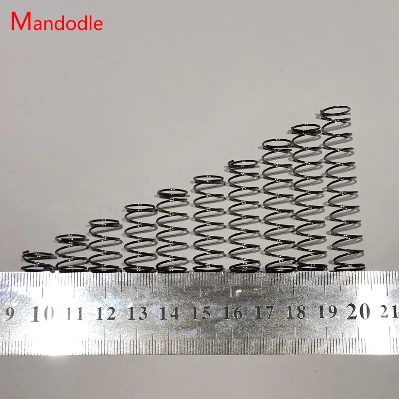 Пружина сжатия из нержавеющей стали 304 диаметр проволоки 0 7 цилиндрическая мини