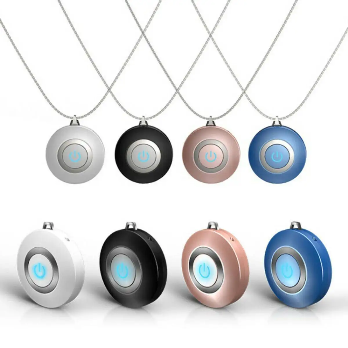 

Wearable USB Charge Air Purifier Low Noise Air Freshener Necklace Mini Portable Air Cleaner Negative Ion Generator