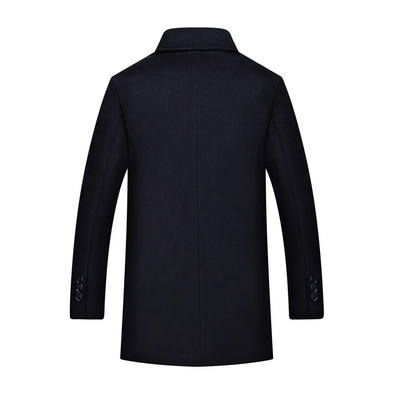 Новинка Осень/Зима Мужской однобортный тренчкот размера плюс 8XL 6XL 5XL 4XL для