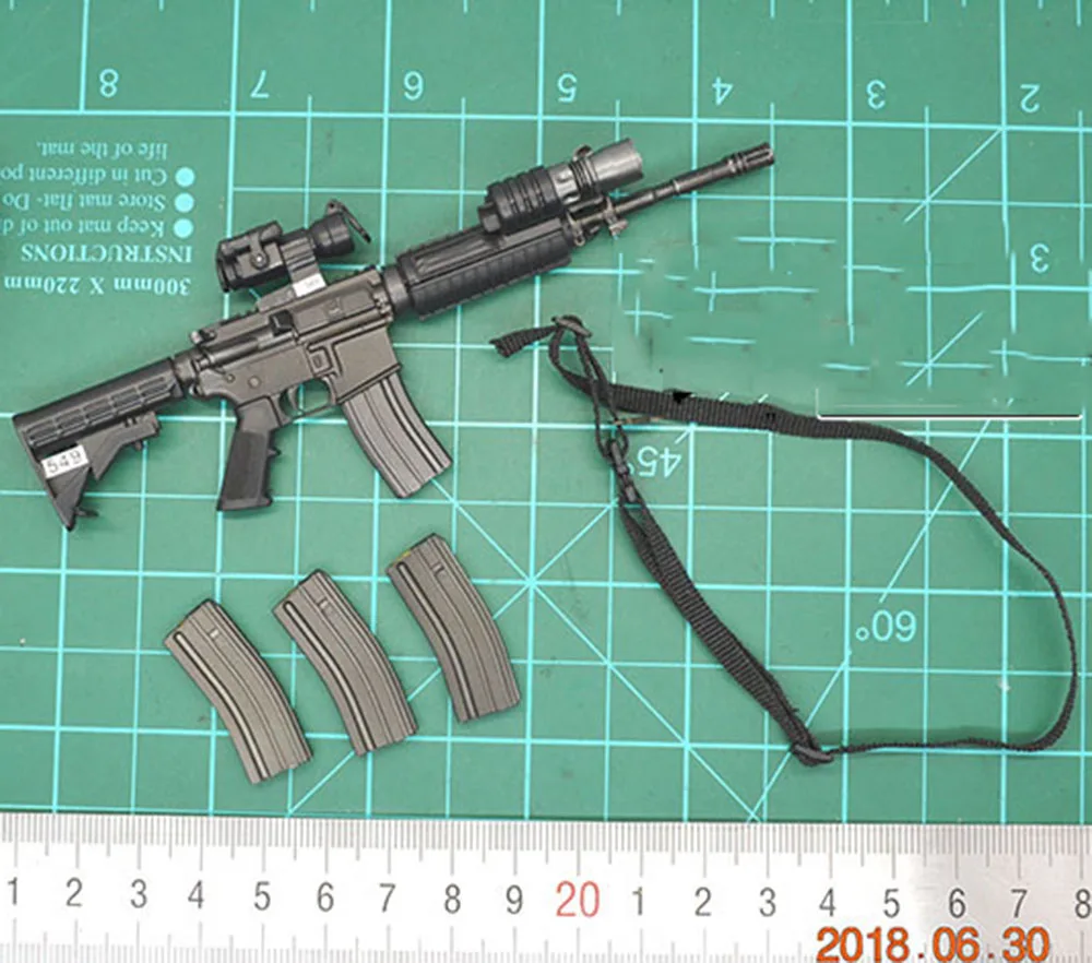 

SoldierStory 1/6th SS101 New York ESU K9 AR15 Weapon Rifle Model Can't Be Fired For Doll Soldier Collectable