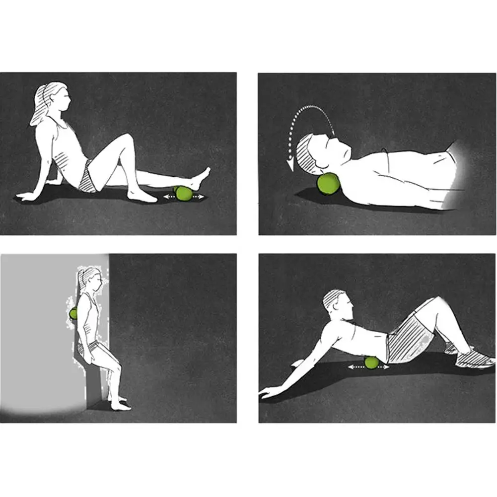 4 шт. мячи для Лакросса спины и ног|Мячи фитнеса| |