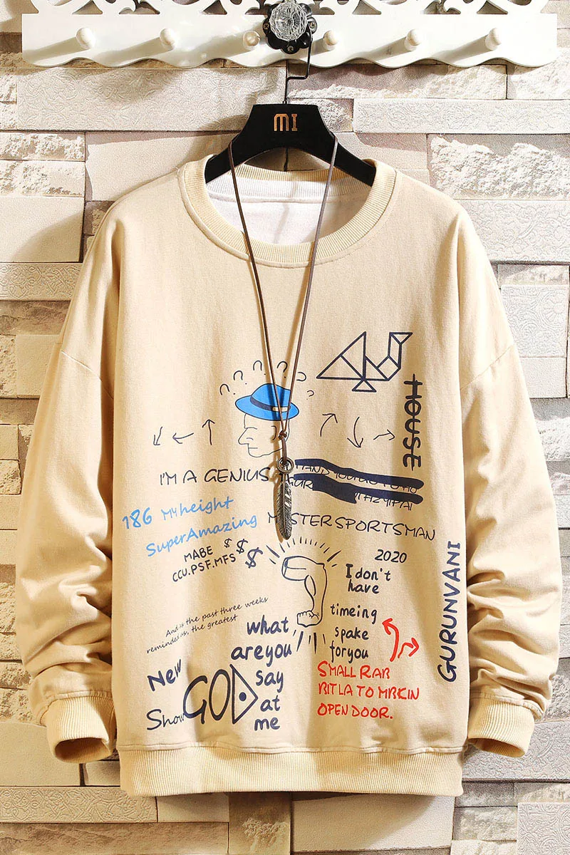 

H01 55% cotton 45% polyester spring new style round neck mens hoodies and sweatshirts fashion brand clothing hoodies men