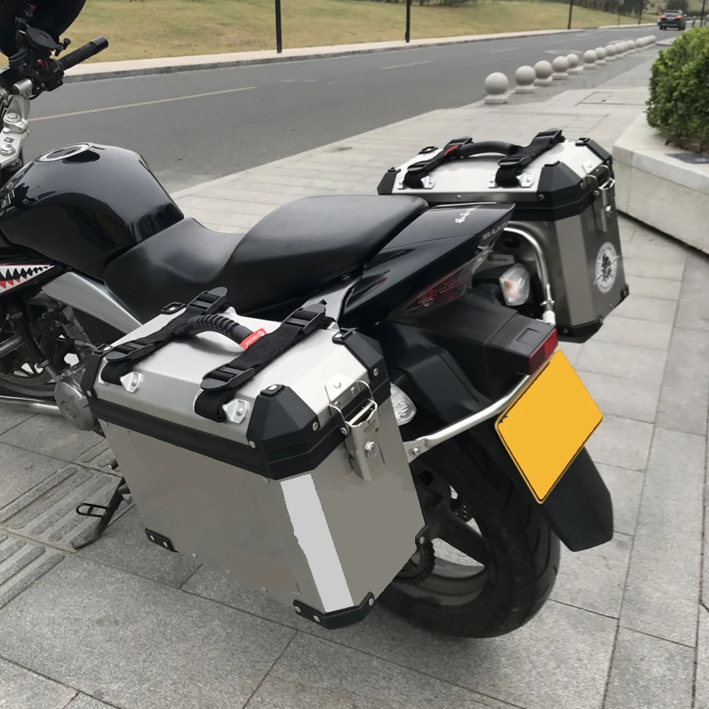 Боковой корпус мотоцикла ремень Чемодан крепления галстуком бабочкой ручкой