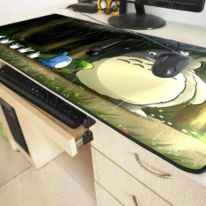 XGZ Totoro аниме Блокировка края коврик для мыши ноутбука компьютера большой лучший