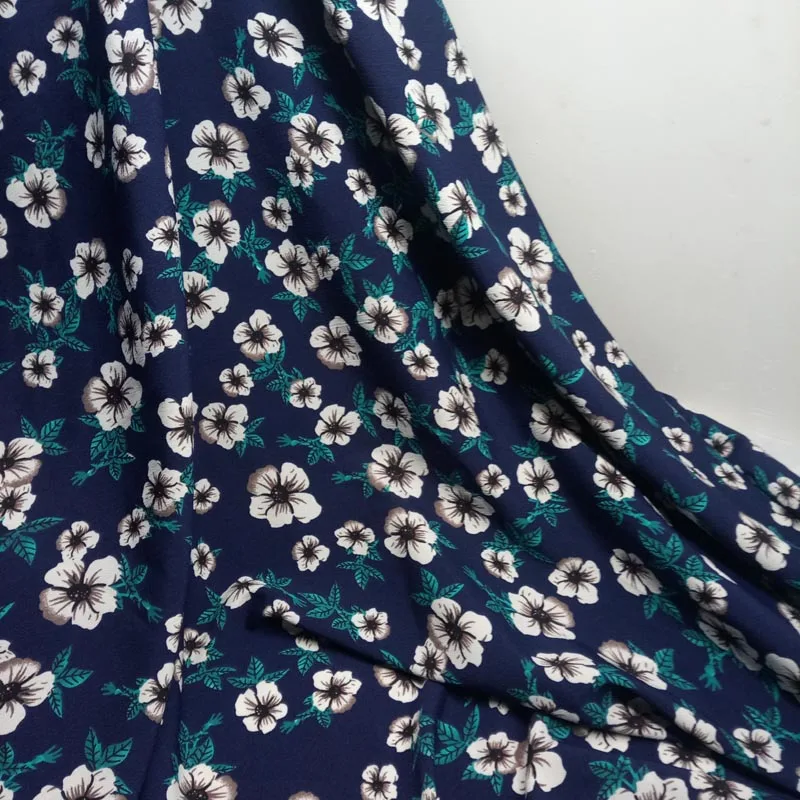 Шифоновая ткань ОБЖИМНАЯ шифоновое летнее платье с цветочным принтом материал |