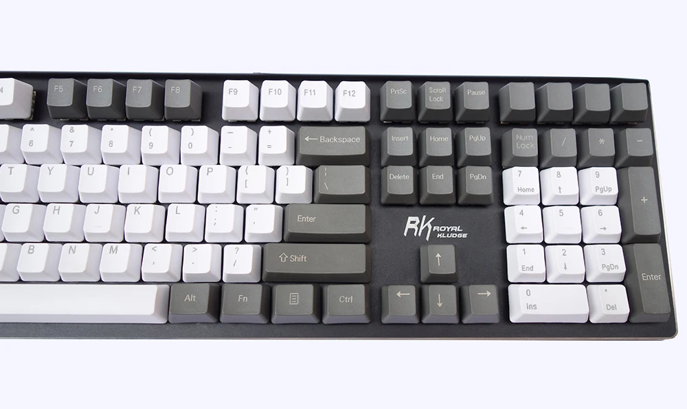 Винтаж Стиль OEM толстые PBT; цвет серый, белый, красный микс международным стандартом ISO 108-ключ 87 клавиш 61-ключ для Cherry MX Настенные переключатели механическая клавиатура