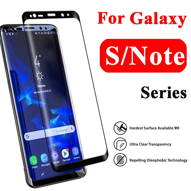 3D Защитное стекло для Samsung Galaxy Note 8 S8 9 S9 Plus Защитная пленка экрана Note8 s лист Note9 Samsang