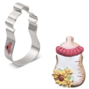 KENIAO, бутылочка для кормления, печенье-7x12,1 см-Baby Shower бисквит Фондант, форма для хлеба, сэндвич-нержавеющая сталь