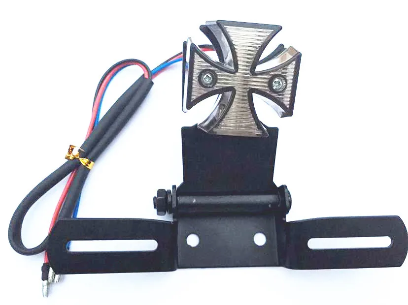 Запчасти для мотоциклов в стиле ретро перекрестный светодиодный задний фонарь