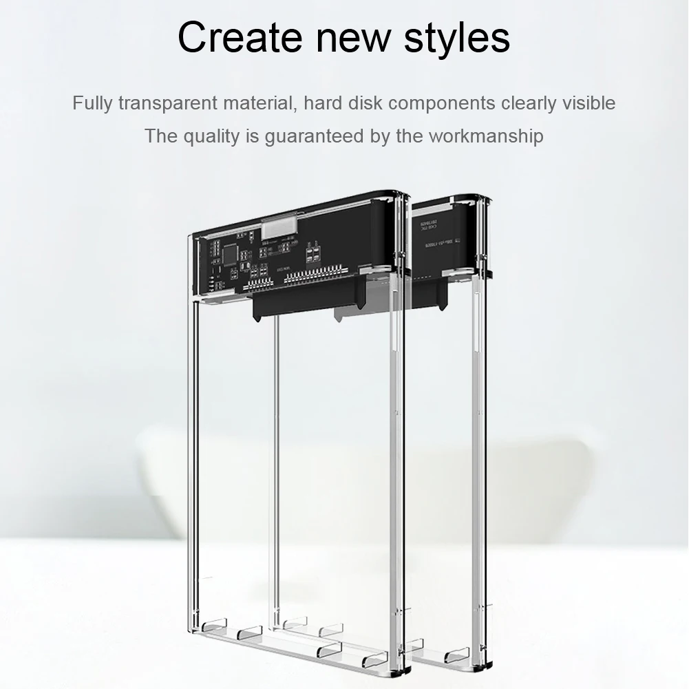 Реверсивный внешний твердотельный накопитель Type-C USB 3 1 2 5 дюйма SATA чехол для