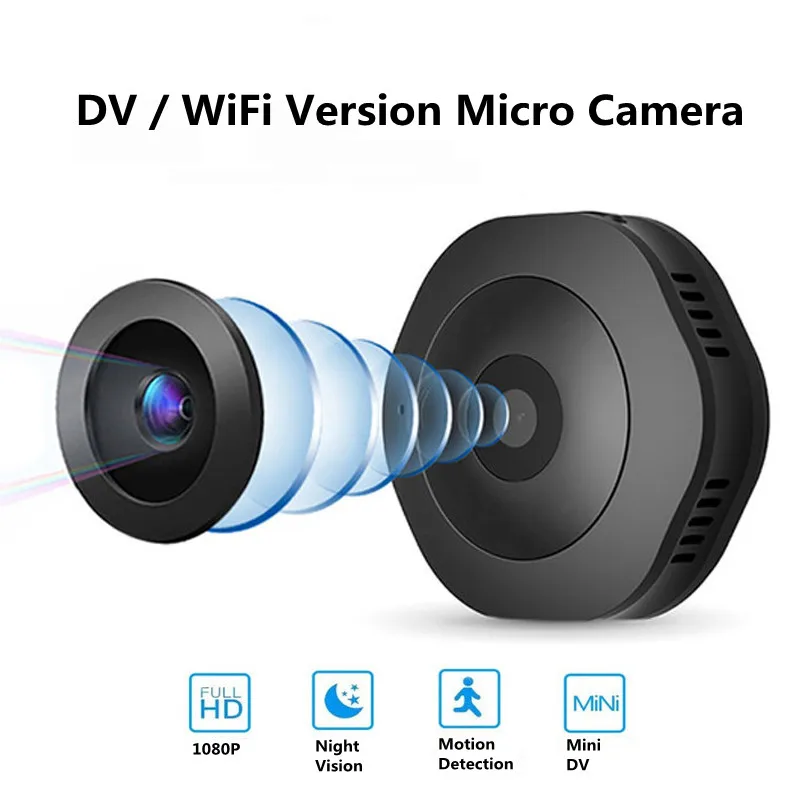 

Full HD 1080P DV Wi-Fi камера Спортивная DV микро видеокамера с датчиком движения ночного видения домашняя камера видеонаблюдения 90 широкий угол