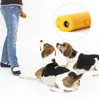 Ультразвуковой Отпугиватель собак устройство против лая со светодиодный ным фонариком, аксессуары для домашних животных