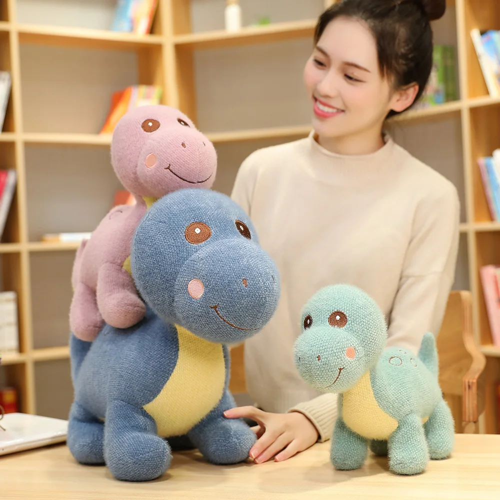 

30-50cm Pink/green Cute Dinosaur Plush Toys Cartoon Dinosaur Animal Doll Stuffed Lovely Pillow for Kids Boys Birthday Gifts